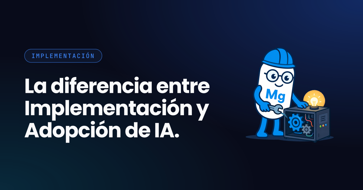 Implementación vs Adopción de IA